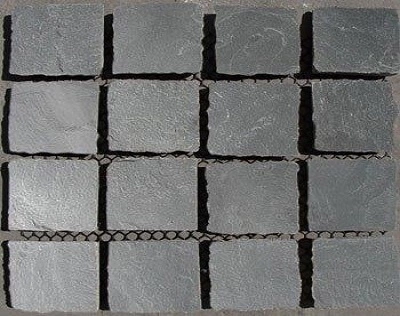 Cobblestone Pavers Grey Slate