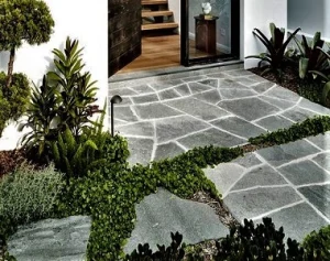 Midnight Grey Granite Crazy Paving Pavers And Tiles, Grey Crazy Paving Outdoor Pavers Driveway Pavers And Tile