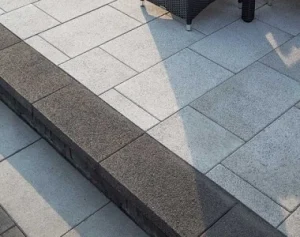 New Raven Grey Granite Pool Coping Drop Face Tiles and Pavers Grey Coping Dark Coping Tiles By Stone Pavers Melbourne Sydney Brisbane Canberra Adelaide