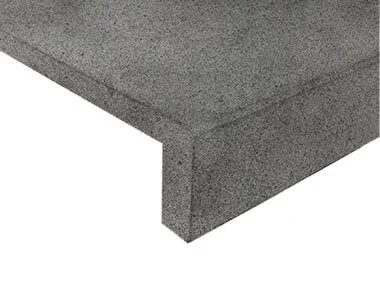 Raven Grey Granite Drop Face Pool Coping Pavers and Tiles